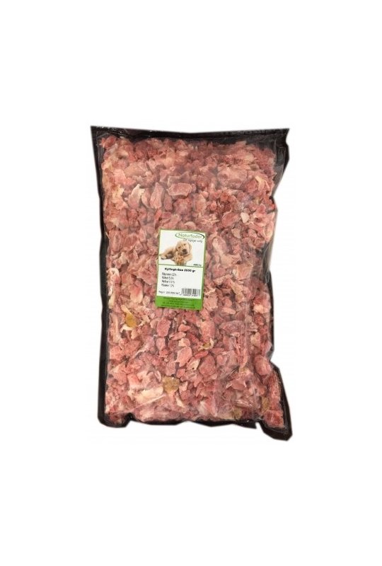Naturfoder 100% Kyllingekrser 2000 gr. 