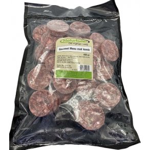 Naturfoder Gourmet menu med Komix medaljoner 800 gr