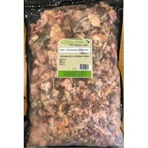 Naturfoder Barf mix energi 2000 gr. 