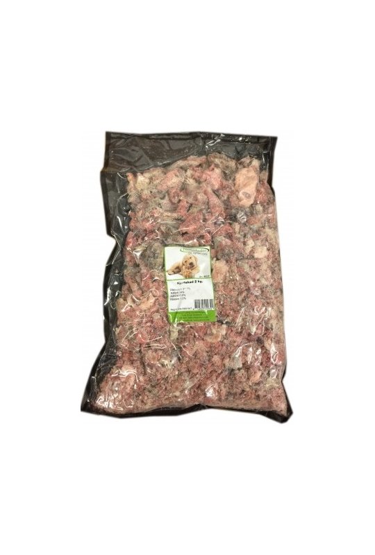 Naturfoder 100% Hjort 2000 gr.