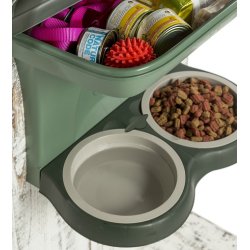  Foder stander med opbevaring