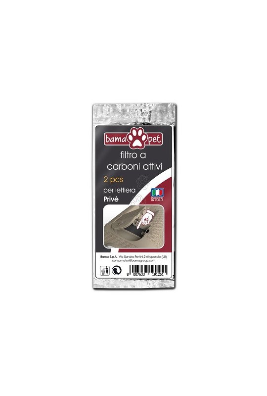 Filter til kattetoilet Priv 2 stk.