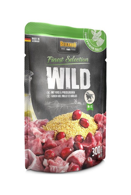 Belcando Pouches Vildt med hirse &amp; tyttebr 300 gr.