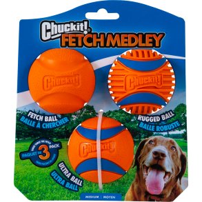 Chuckit Fetch medley gen 3 M. 3-pk