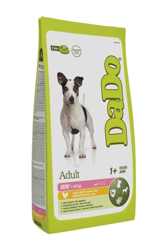 DaDo Adult Mini Breed Kylling &amp; Ris