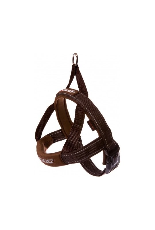 EzyDog Quick Fit Harness brun