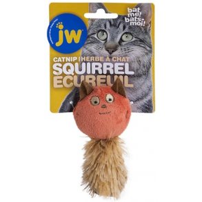 JW Plush Catnip Squirrel