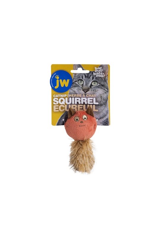 JW Plush Catnip Squirrel