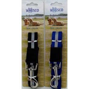Whesco Refleksline bl/sort 2,5/120 cm ass. farver