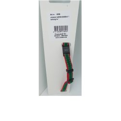 Whesco kattehalsbnd "I belong to" 29 cm