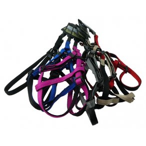 Whesco Soft nylon sele med ls 10 mm x 30-40 cm