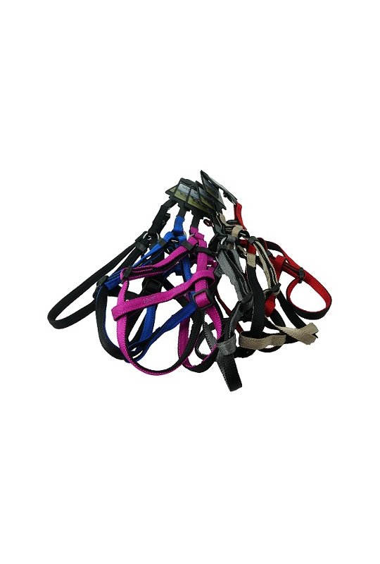 Whesco Soft nylon sele med ls 10 mm x 30-40 cm