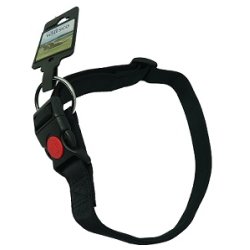 Whesco Soft nylon halsbnd med ls 25 mm x 50-65 cm