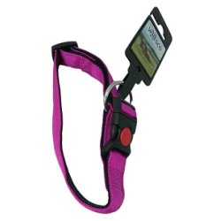 Whesco Soft nylon halsbnd med ls 20 mm x 30-45 cm