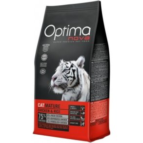 Optima Nova kat Mature med kylling og ris 2 kg