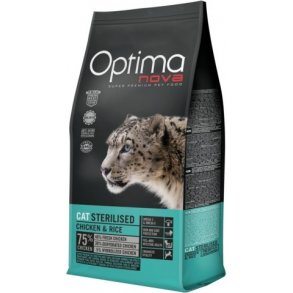 Optima Nova kat Steriliseret med kylling og ris