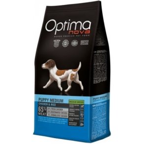 Optima Nova Puppy Medium kylling med ris