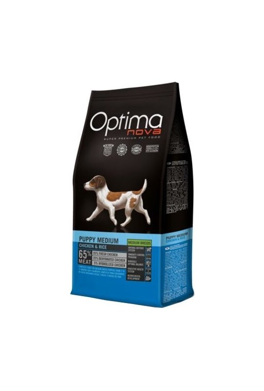 Optima Nova Puppy Medium kylling med ris