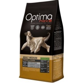 Optima Nova Adult Medium med kylling GF 12 kg