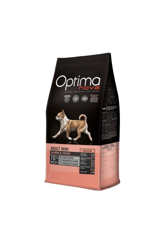 Optima Nova Adult Mini Sentitive med laks GF