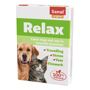 Sanal Relax Tabletter - Til Hunde og Katte 