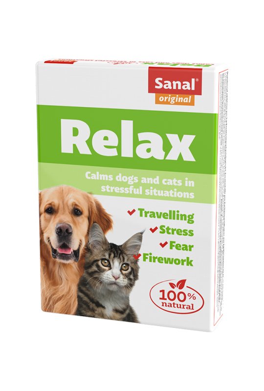 Sanal Relax Tabletter - Til Hunde og Katte 