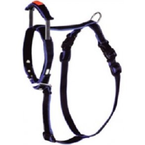 Patento Pet Sele m/integreret line sort 