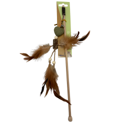 Whesco Fiskestang i tr m. catnip +silvervine