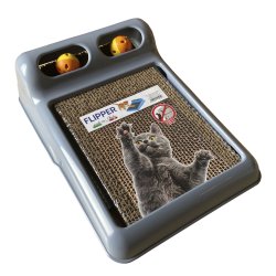 Kattekrads m. 2 bolde Flipper 3 ass. farver