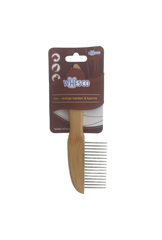 Whesco Eco-bambus Kam lange tnder roterende