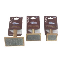 Whesco Eco-bambus Slicker brste Large