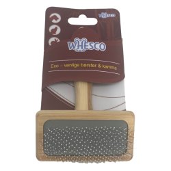 Whesco Eco-bambus Slicker brste Medium