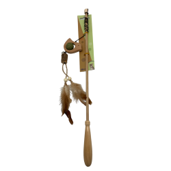 Whesco Stor Fiskestang i tr m. hndtag 