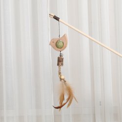 Whesco Stor Fiskestang i tr m. hndtag 