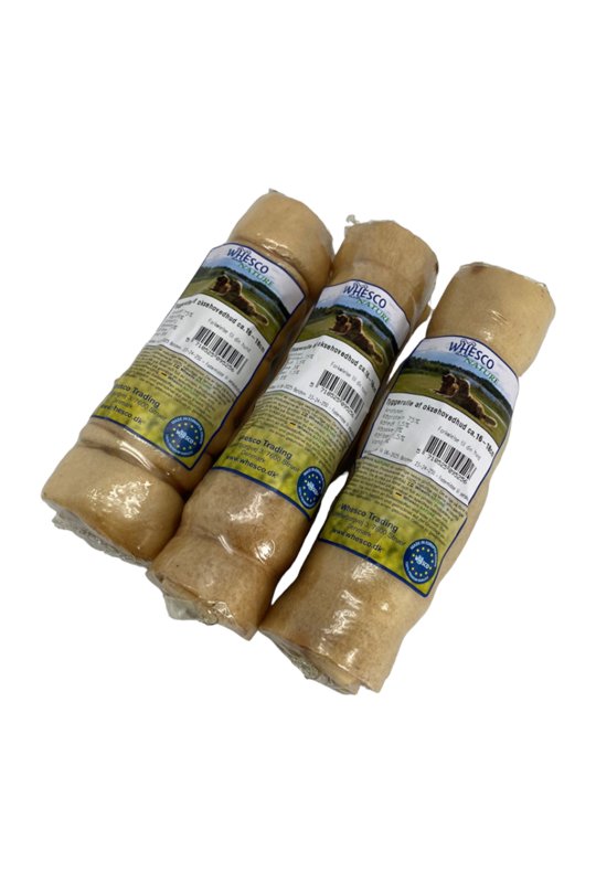 Whesco Tyggerulle af Oksehovedhud 15-16 cm 