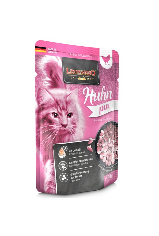 Leonardo Pouches Kylling 85 gr.