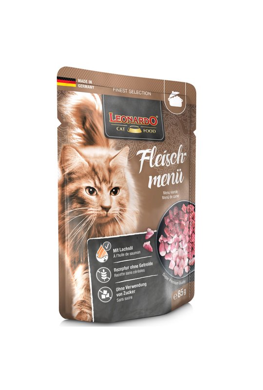Leonardo Pouches Meat menu 85 gr.