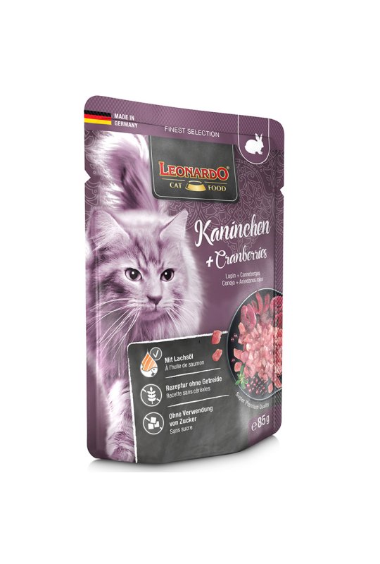 Leonardo Pouches Kanin/tranebr 85 gr. 