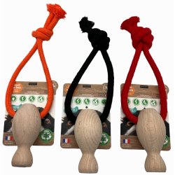 Wouapy Flydende trkegle med reb 