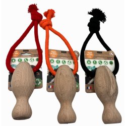 Wouapy Flydende trkegle med reb 