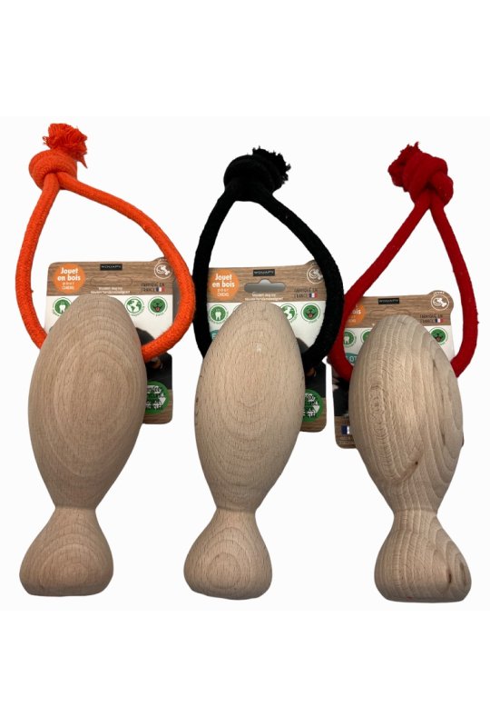 Wouapy Flydende trkegle med reb 