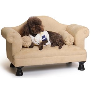 Whesco Deluxe Hundeseng med 2 armln Beige