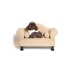 Whesco Deluxe Hundeseng med 2 armln Beige
