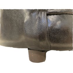 Whesco Deluxe PU Lder Lnestol m. pude Sort 