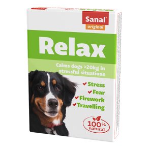 Sanal Relax Tabletter - Til Store Hunde 