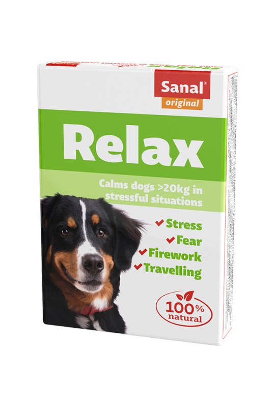 Sanal Relax Tabletter - Til Store Hunde 