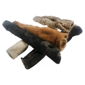 Whesco Okse Tyggerulle m/pels 25 cm.