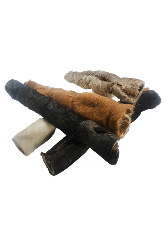 Whesco Okse Tyggerulle m/pels 25 cm.