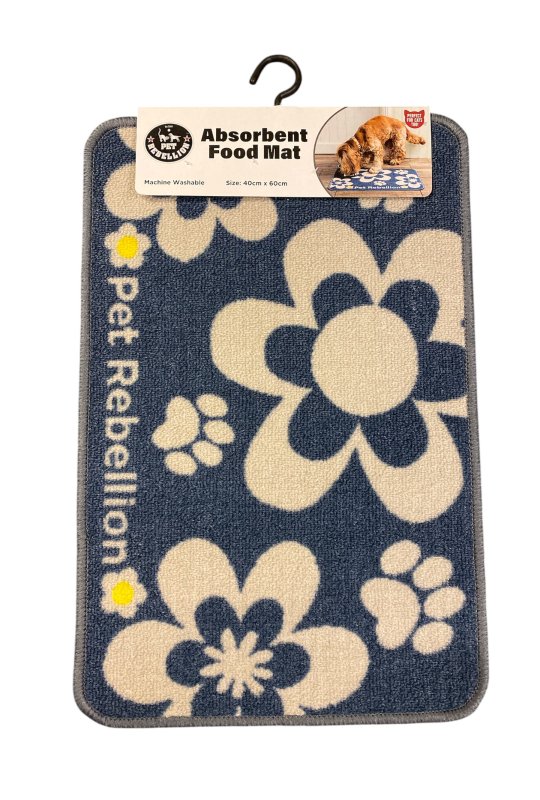 Dinner Mate Flower Blue 40x60 cm.