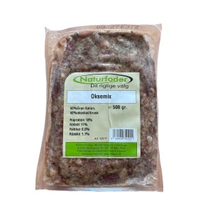 Naturfoder Oksemix 500 gr. 